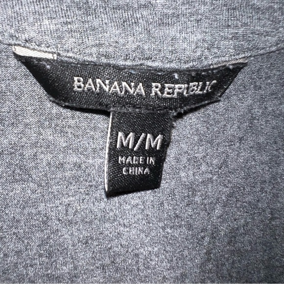 𝅺BANANA Republic Long Sleeve In Grey Size M - Picture 3 of 4